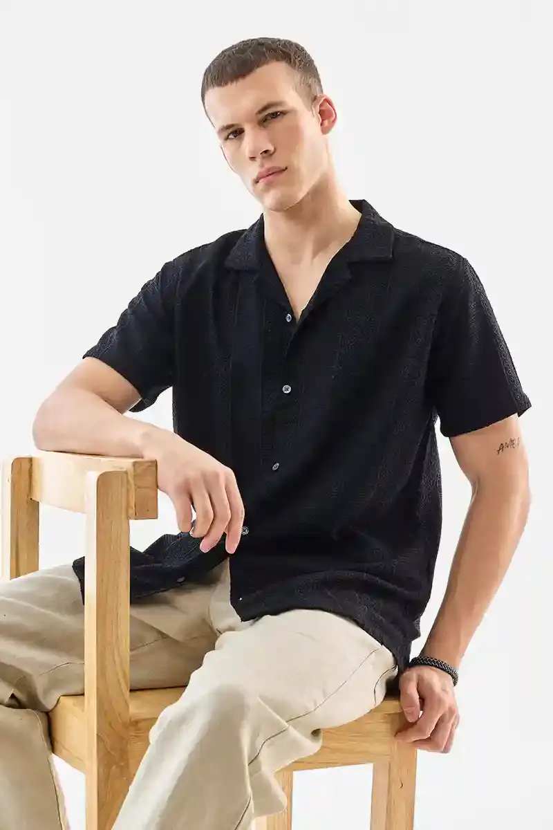 100% Viscose Box Fit Shirt