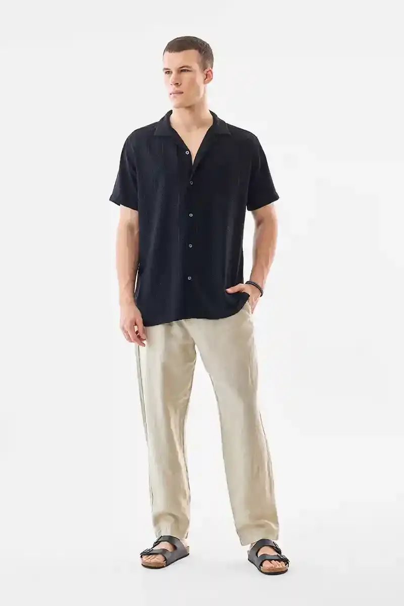100% Viscose Box Fit Shirt